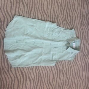 Equipment Light Green Collared Shirt